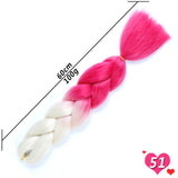 Ombre Synthetic Heat Resistant Braiding Hair