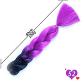 Ombre Synthetic Heat Resistant Braiding Hair