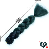 Ombre Synthetic Heat Resistant Braiding Hair