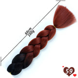 Ombre Synthetic Heat Resistant Braiding Hair