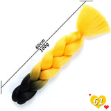 Ombre Synthetic Heat Resistant Braiding Hair