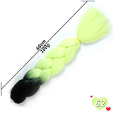Ombre Synthetic Heat Resistant Braiding Hair
