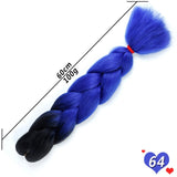 Ombre Synthetic Heat Resistant Braiding Hair