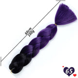 Ombre Synthetic Heat Resistant Braiding Hair