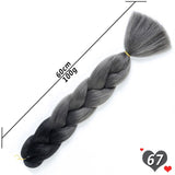 Ombre Synthetic Heat Resistant Braiding Hair