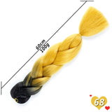 Ombre Synthetic Heat Resistant Braiding Hair