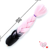 Ombre Synthetic Heat Resistant Braiding Hair