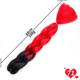 Ombre Synthetic Heat Resistant Braiding Hair