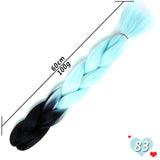 Ombre Synthetic Heat Resistant Braiding Hair