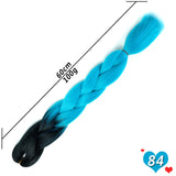 Ombre Synthetic Heat Resistant Braiding Hair