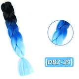 Ombre Synthetic Heat Resistant Braiding Hair