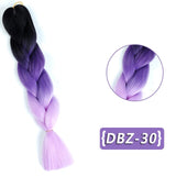 Ombre Synthetic Heat Resistant Braiding Hair
