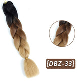 Ombre Synthetic Heat Resistant Braiding Hair