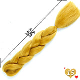 Ombre Synthetic Heat Resistant Braiding Hair